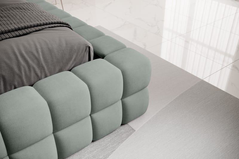 Dizzle Sengeramme 160x200 cm - Grøn - Møbler - Senge - Sengeramme & sengestel