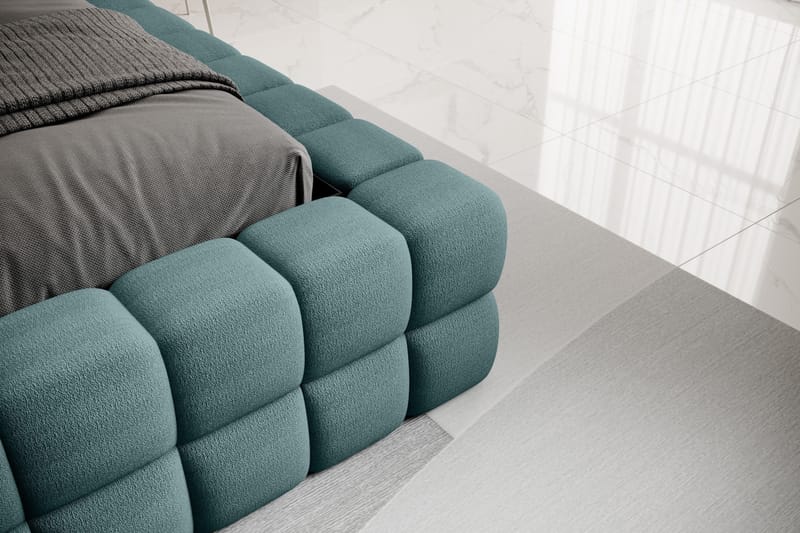 Dizzle Sengeramme 160x200 cm - Grøn - Møbler - Senge - Sengeramme & sengestel