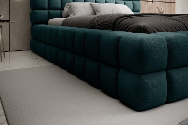 Dizzle Sengeramme 160x200 cm - Grøn - Møbler - Senge - Sengeramme & sengestel