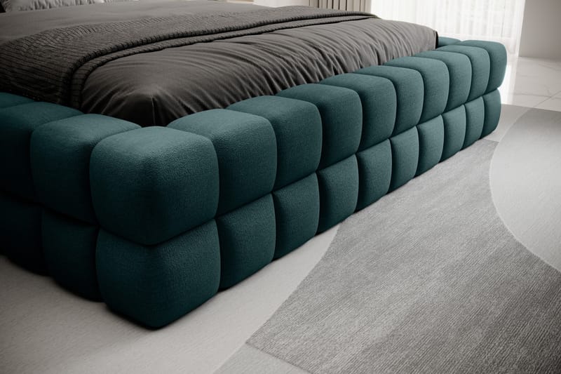 Dizzle Sengeramme 160x200 cm - Grøn - Møbler - Senge - Sengeramme & sengestel