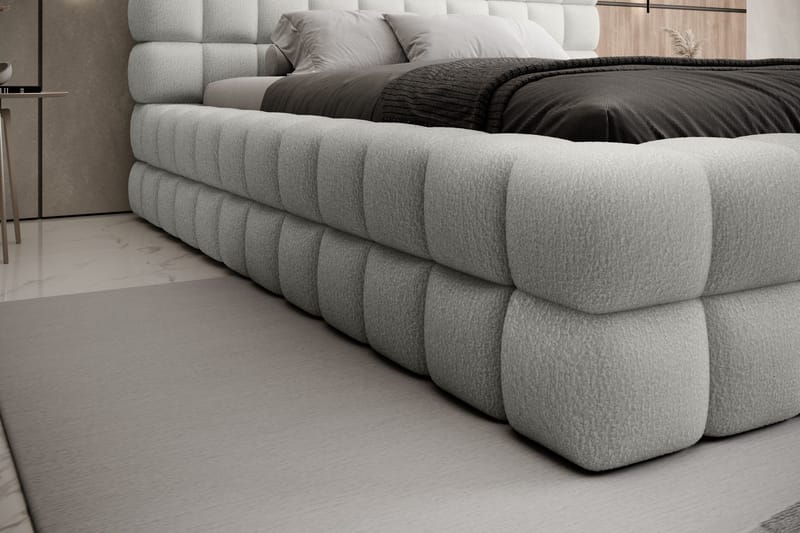 Dizzle Sengeramme 160x200 cm - Hvid - Møbler - Senge - Sengeramme & sengestel