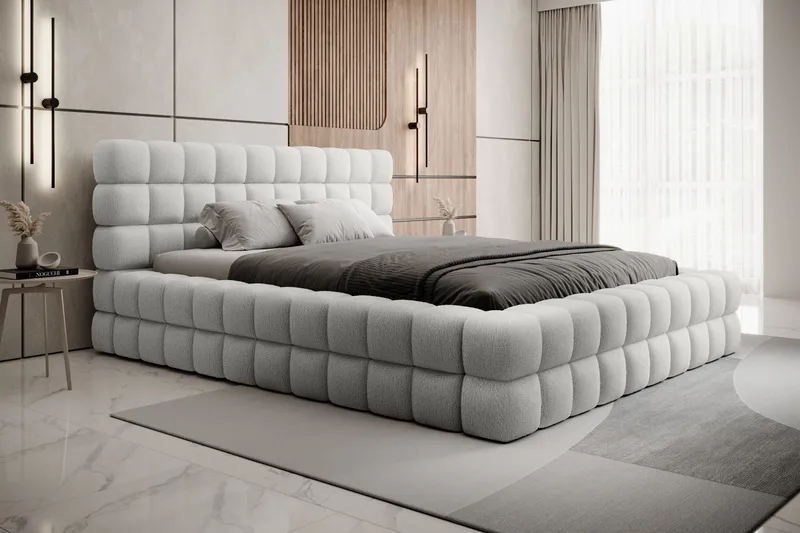 Dizzle Sengeramme 160x200 cm - Hvid - Møbler - Senge - Sengeramme & sengestel