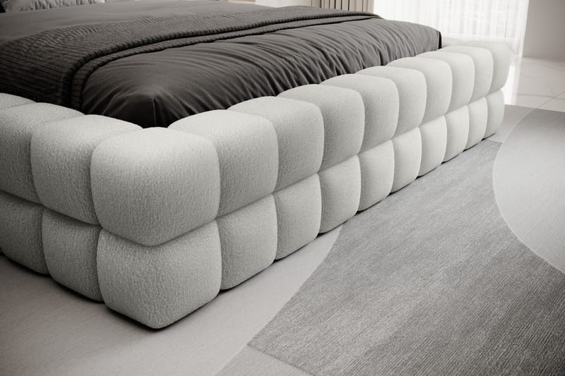 Dizzle Sengeramme 160x200 cm - Hvid - Møbler - Senge - Sengeramme & sengestel