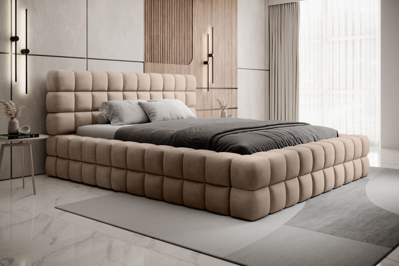 Dizzle Sengeramme 180x200 cm - Beige - Møbler - Senge - Sengeramme & sengestel