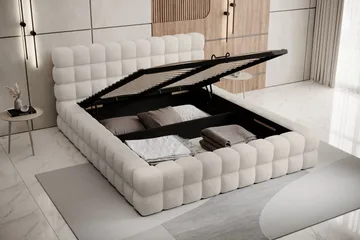 Dizzle Sengeramme 180x200 cm - Beige - Møbler - Senge - Sengeramme & sengestel