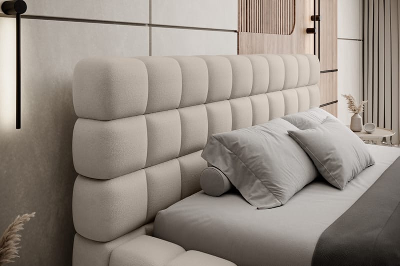 Dizzle Sengeramme 180x200 cm - Beige - Møbler - Senge - Sengeramme & sengestel
