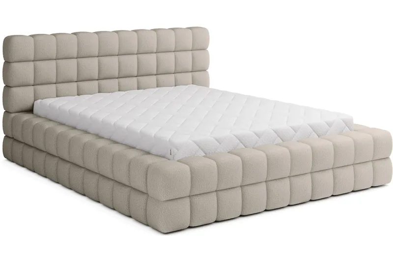 Dizzle Sengeramme 180x200 cm - Beige - Møbler - Senge - Sengeramme & sengestel
