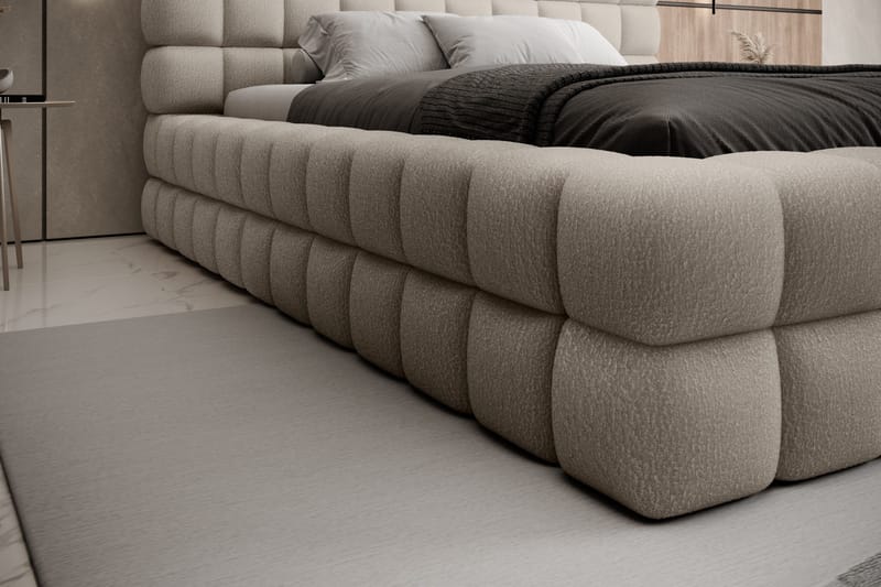 Dizzle Sengeramme 180x200 cm - Beige - Møbler - Senge - Sengeramme & sengestel