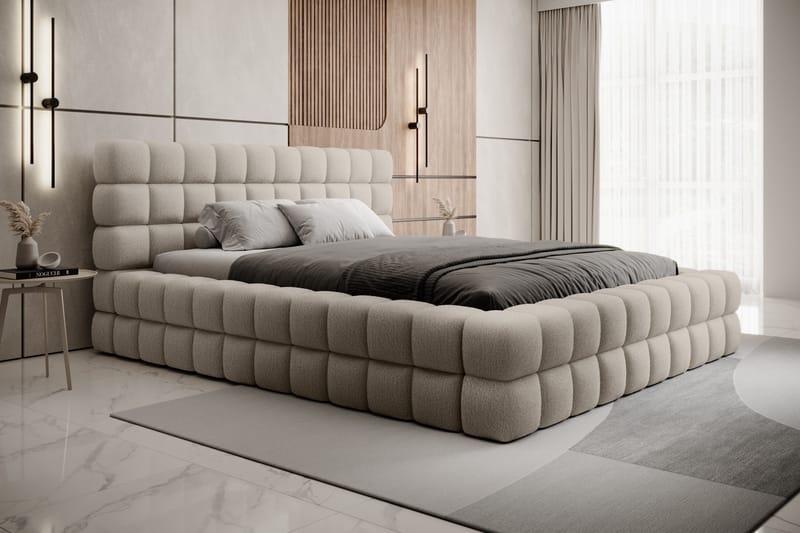 Dizzle Sengeramme 180x200 cm - Beige - Møbler - Senge - Sengeramme & sengestel