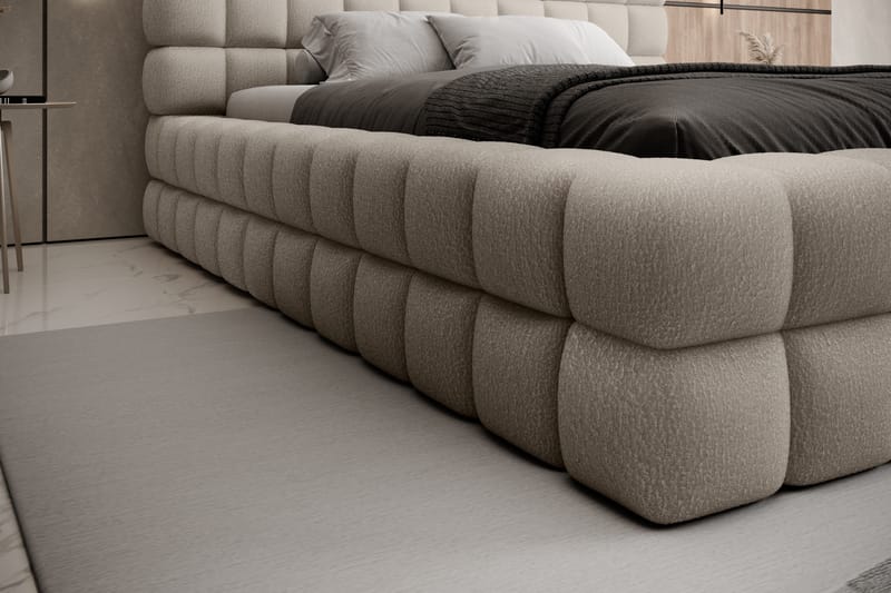 Dizzle Sengeramme 180x200 cm - Beige - Møbler - Senge - Sengeramme & sengestel