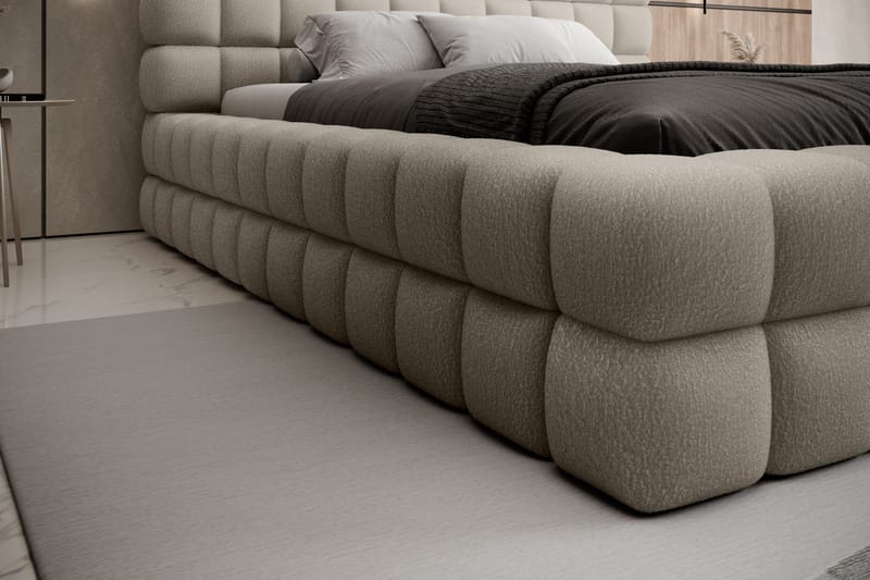 Dizzle Sengeramme 180x200 cm - Beige - Møbler - Senge - Sengeramme & sengestel