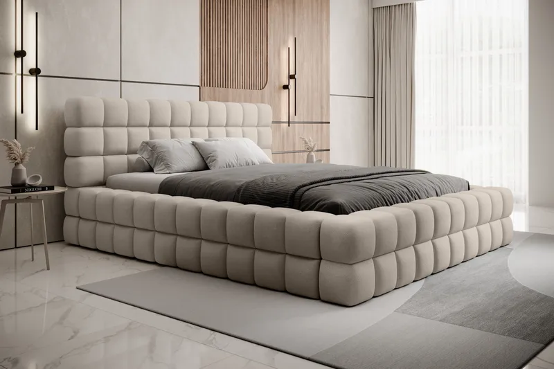 Dizzle Sengeramme 180x200 cm - Beige - Møbler - Senge - Sengeramme & sengestel