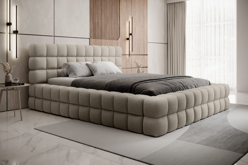 Dizzle Sengeramme 180x200 cm - Beige - Møbler - Senge - Sengeramme & sengestel
