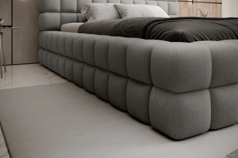 Dizzle Sengeramme 180x200 cm - Grå - Møbler - Senge - Sengeramme & sengestel