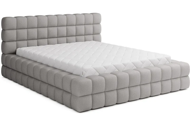 Dizzle Sengeramme 180x200 cm - Grå - Møbler - Senge - Sengeramme & sengestel