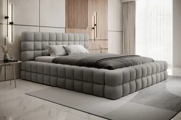 Dizzle Sengeramme 180x200 cm - Grå - Møbler - Senge - Sengeramme & sengestel