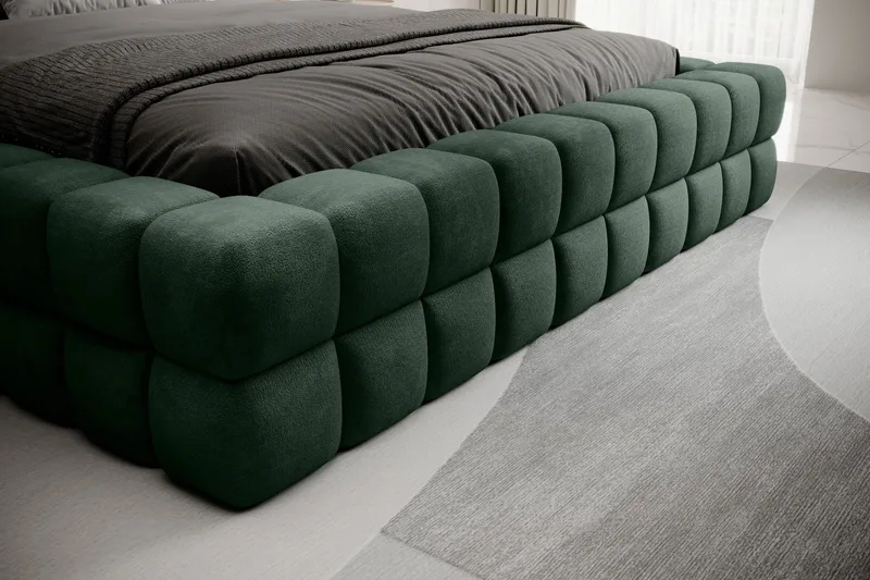 Dizzle Sengeramme 180x200 cm - Grøn - Møbler - Senge - Sengeramme & sengestel