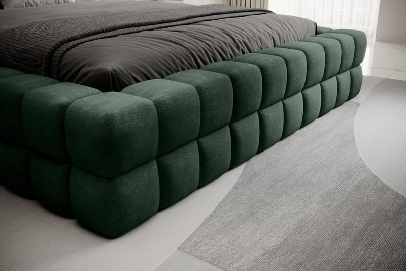 Dizzle Sengeramme 180x200 cm - Grøn - Møbler - Senge - Sengeramme & sengestel