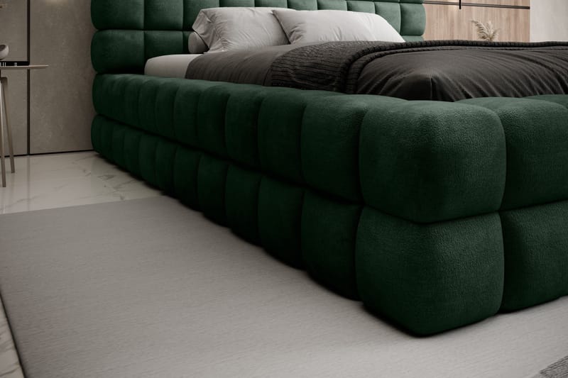 Dizzle Sengeramme 180x200 cm - Grøn - Møbler - Senge - Sengeramme & sengestel