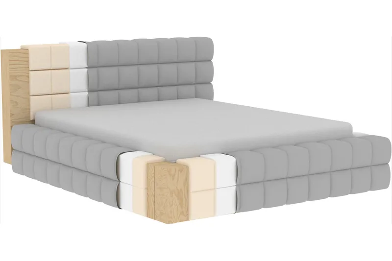 Dizzle Sengeramme 180x200 cm - Hvid - Møbler - Senge - Sengeramme & sengestel