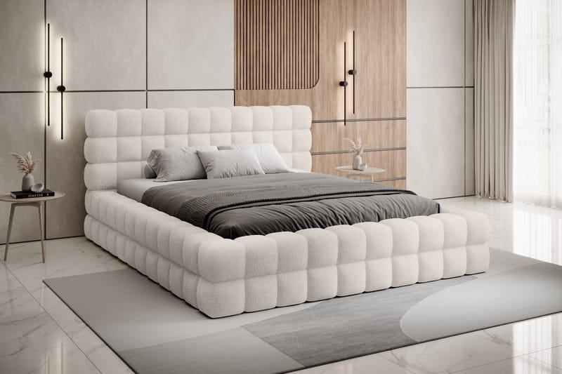 Dizzle Sengeramme 180x200 cm - Hvid - Møbler - Senge - Sengeramme & sengestel