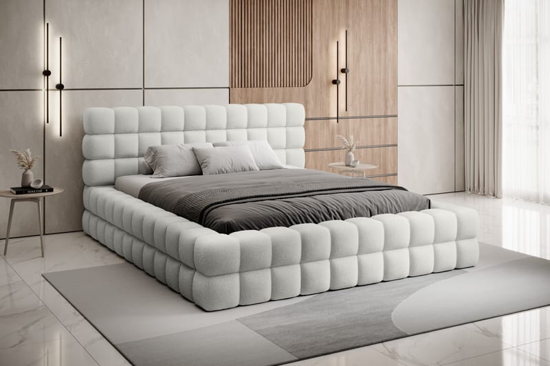 Dizzle Sengeramme 180x200 cm - Hvid - Møbler - Senge - Sengeramme & sengestel
