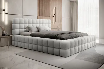 Dizzle Sengeramme 180x200 cm - Hvid - Møbler - Senge - Sengeramme & sengestel