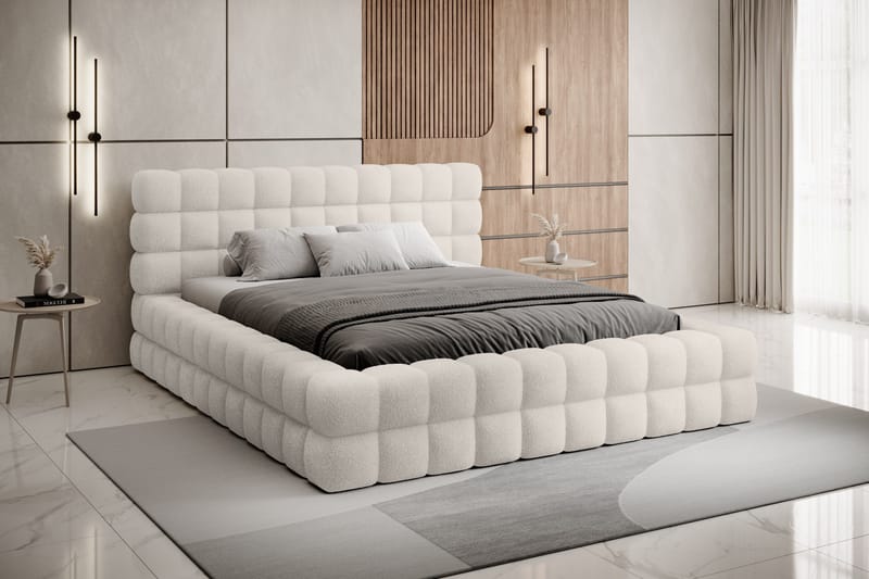 Dizzle Sengeramme 180x200 cm - Hvid - Møbler - Senge - Sengeramme & sengestel