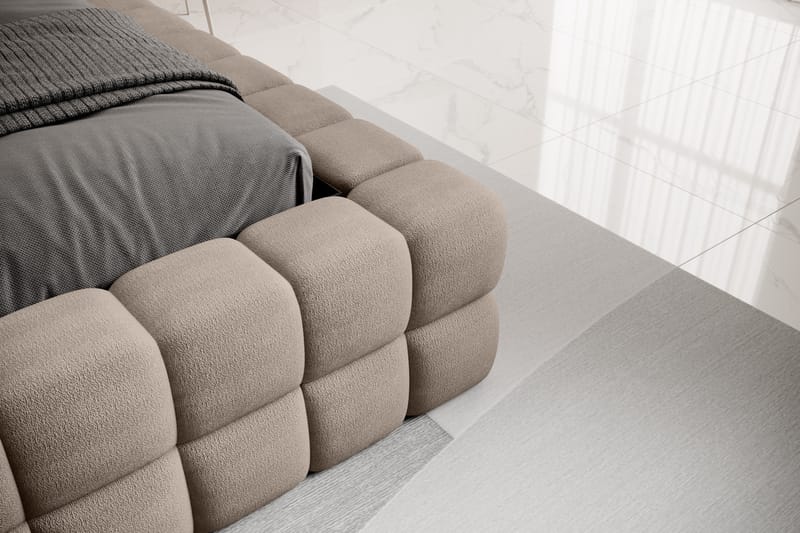 Dizzle Sengeramme 180x200 cm - Mørk beige - Møbler - Senge - Sengeramme & sengestel