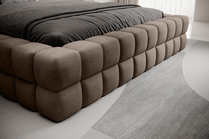 Dizzle Sengeramme 180x200 cm - Mørk beige - Møbler - Senge - Sengeramme & sengestel