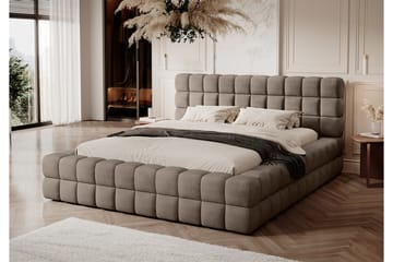 Dizzle Sengeramme 180x200 cm - Mørk beige - Møbler - Senge - Sengeramme & sengestel