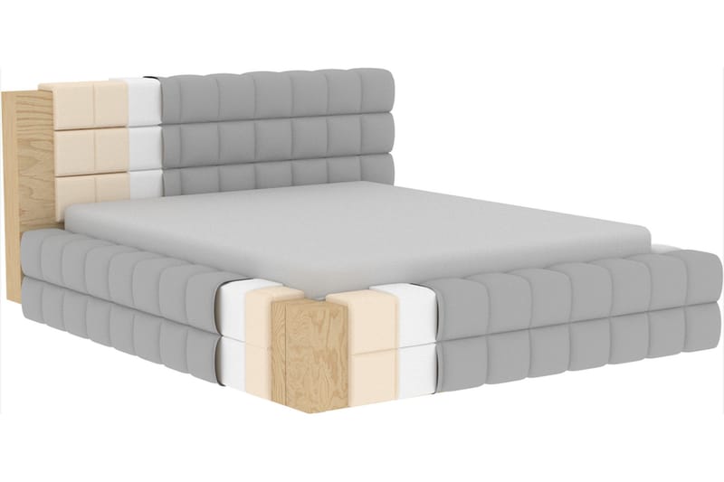 Dizzle Sengramme 140x200 cm - Beige - Møbler - Senge - Sengeramme & sengestel