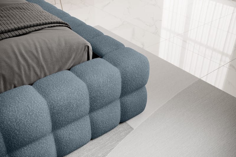 Dizzle Sengramme 140x200 cm - Blå - Møbler - Senge - Sengeramme & sengestel