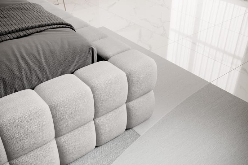 Dizzle Sengramme 140x200 cm - Grå - Møbler - Senge - Sengeramme & sengestel