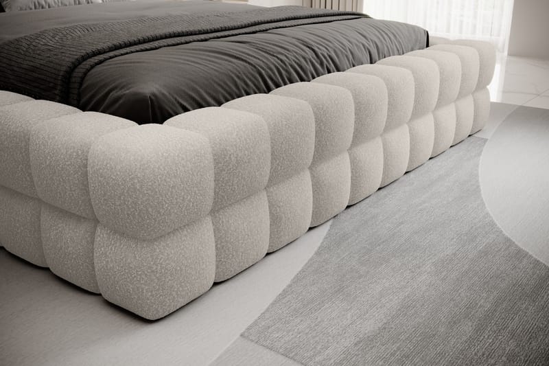 Dizzle Sengramme 160x200 cm - Beige - Møbler - Senge - Sengeramme & sengestel
