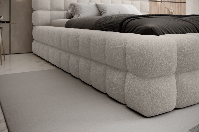 Dizzle Sengramme 160x200 cm - Beige - Møbler - Senge - Sengeramme & sengestel