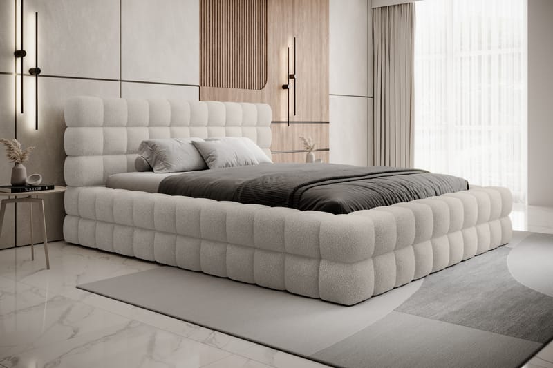 Dizzle Sengramme 160x200 cm - Beige - Møbler - Senge - Sengeramme & sengestel