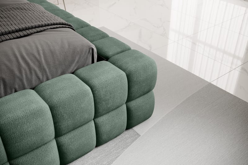 Dizzle Sengramme 160x200 cm - Grøn - Møbler - Senge - Sengeramme & sengestel