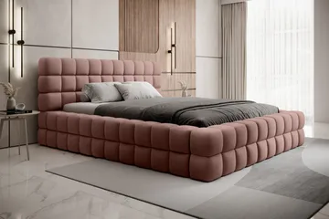 Dizzle Sengramme 180x200 cm - Rosa - Møbler - Senge - Sengeramme & sengestel