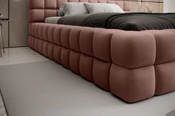 Dizzle Sengramme 180x200 cm - Rosa - Møbler - Senge - Sengeramme & sengestel