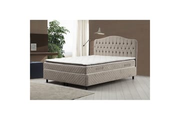 Dobbeltmadras, Base & Sengegærde Subato-sæt Beige