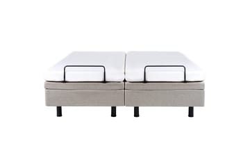Dobbeltseng Duke Beige-Sort - Beige-Sort - Møbler - Senge - Sengeramme & sengestel
