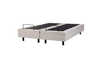 Dobbeltseng Duke Beige-Sort - Beige-Sort - Møbler - Senge - Sengeramme & sengestel