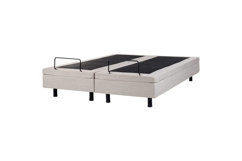 Dobbeltseng Duke Beige-Sort - Beige-Sort - Møbler - Senge - Sengeramme & sengestel
