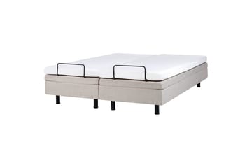 Dobbeltseng Duke Beige-Sort - Beige-Sort - Møbler - Senge - Sengeramme & sengestel