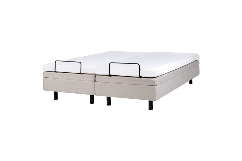 Dobbeltseng Duke Beige-Sort - Beige-Sort - Møbler - Senge - Sengeramme & sengestel