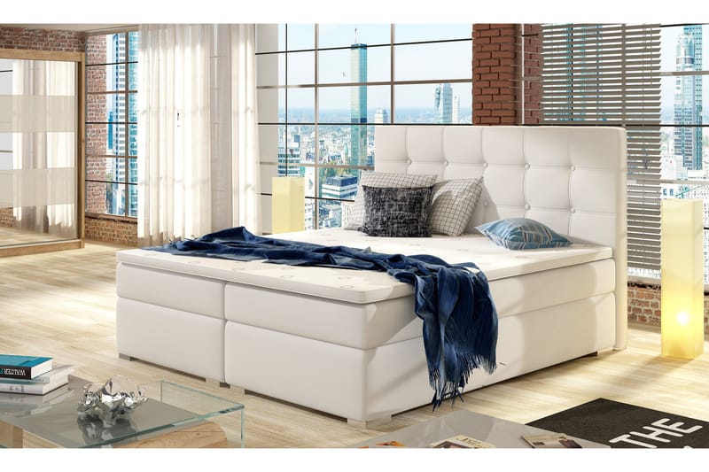 Esteiro Rammeseng 160x200 cm, Hvid