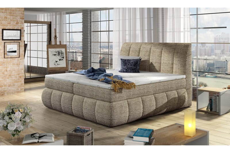 Fabara Rammeseng 180x200 cm, Beige