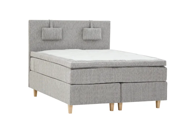 Grand Kontinentalseng 160x200 Grå, Lysegrå