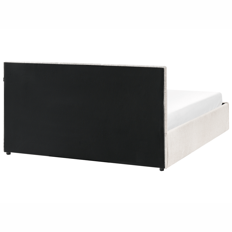 Dobbeltseng Massognes 160x200 cm - Off-White - Møbler - Senge - Sengeramme & sengestel